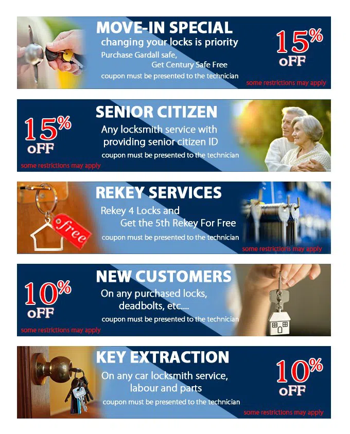 State Locksmith Services Astatula, FL 352-261-6713 - coupon20-set-five